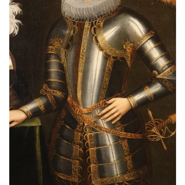 Workshop of Giusto (O Justus) Sustermans, Portrait of Ferdinand II De' Medici, 1650, Oil on Canvas, Framed For Sale - Image 6 of 15