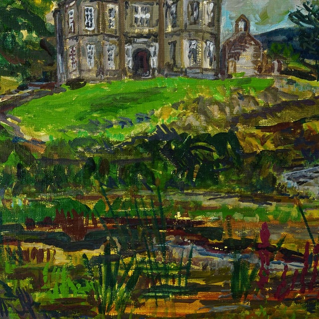 Wood Fermoyle House, Brandon Bay, Ireland,1976 - Alexander Michael Oil Painting For Sale - Image 7 of 8