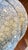 Ceramic 1990s Porcelain Bunny Bowl, Blue Floral Interior, Gold Trim, by Envogue, 8.5" Diameter 4 Pc For Sale - Image 7 of 15