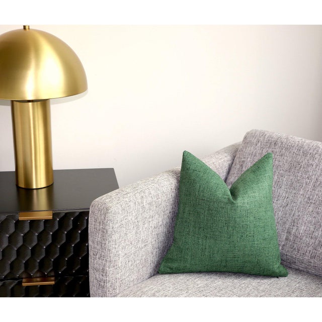 Dark Green Woven Pillow Cover 22x22 Chairish