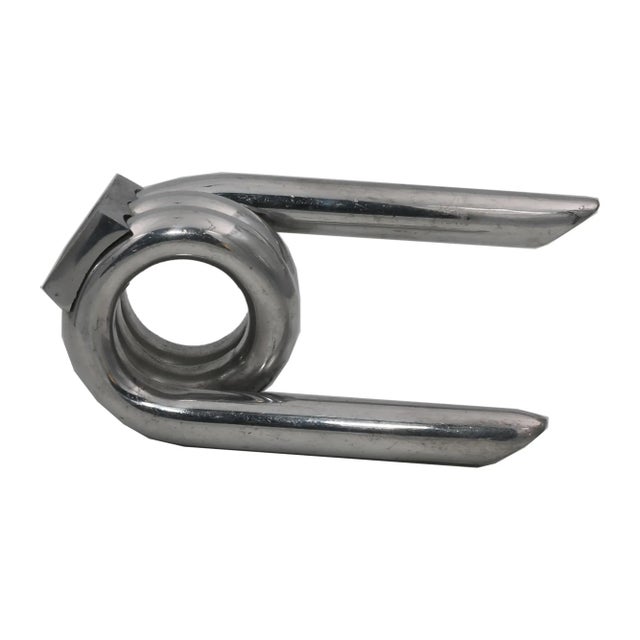 Vintage Chrome Barbed Wire Effect Coat Hook, in Very Good conditions. Designed 1970 to 1979