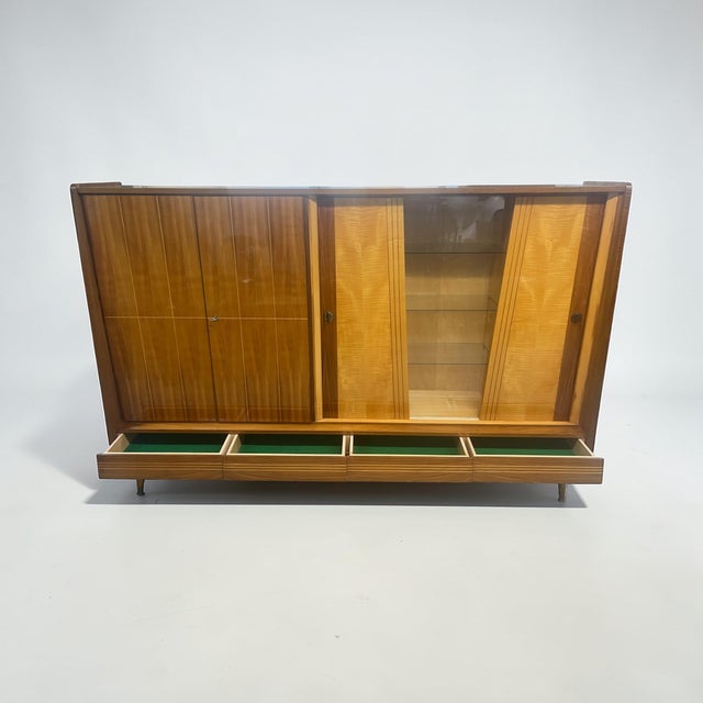 Wood Vintage Bar Cabinet, 1950s For Sale - Image 7 of 18