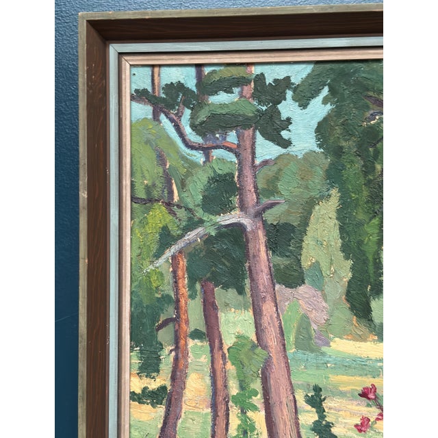 Bertil Lundgren, Forest, 1949, Oil on Panel, Framed For Sale - Image 17 of 18