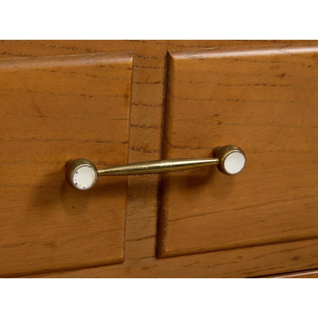 Wood Mid 20th Century Lowboy Elmwood Dresser For Sale - Image 7 of 9