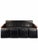 Hans Olsen 1960s Rosewood and Black Leather Sofa Attributed to Hans Olson For Sale - Image 4 of 14