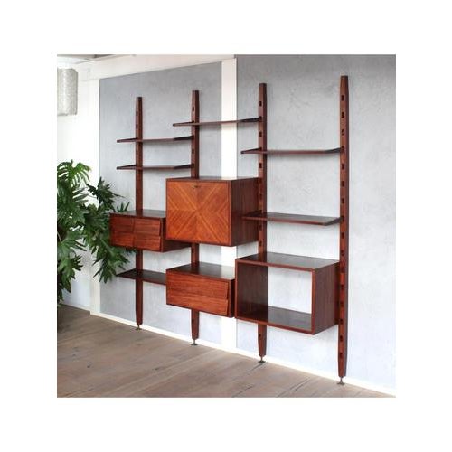 Rosetta 3-Module Bookcase, Italy, 1950s-1960s For Sale - Image 15 of 15