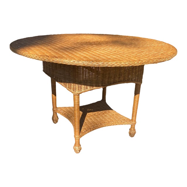 Mainly Baskets Wicker Dining Table Chairish