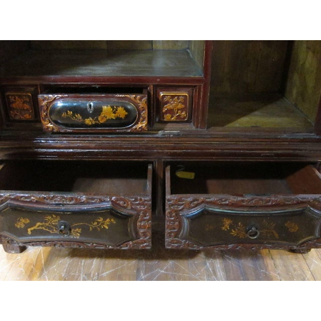 Late 19th Century 19th Century Gilt Painted Cabinet For Sale - Image 5 of 11