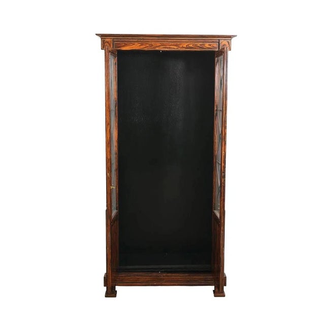 This superb quality painted faux rosewood bookcase features two side by side doors, making it a stylish and functional...