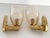 Art Deco Italian Brass and Murano Glass Wall Lights, 1990s, Set of 2 For Sale - Image 13 of 14