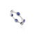 Not Yet Made - Made To Order Minimal Everyday Blue Sapphire Stackable Band Ring in 14k Size 6.5 For Sale - Image 5 of 10