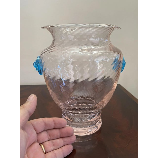 Murano Glass Vase, Italy, 1980s For Sale - Image 7 of 8