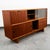 Mid Century Danish Modern Credenza Sideboard Oak Teak Drawers Madsen Bar Glass For Sale - Image 10 of 12