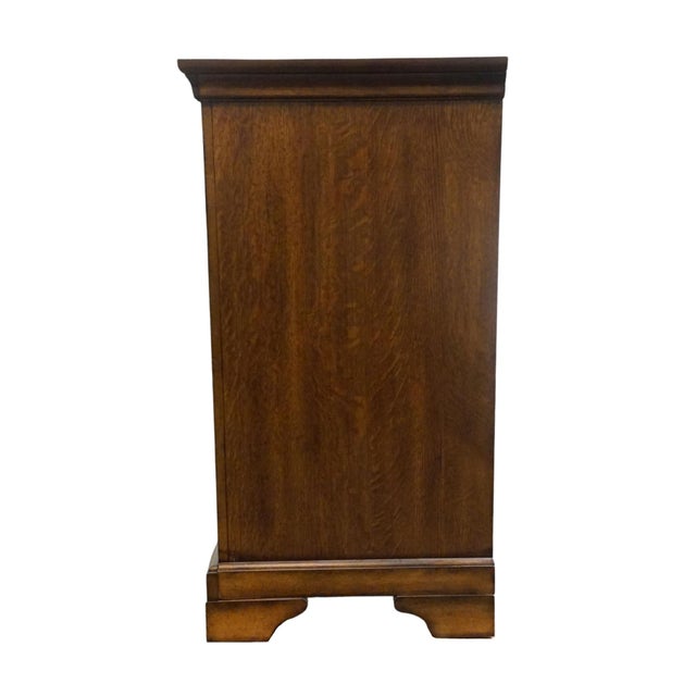 Aspenhome White Oak Contemporary Modern Spanish Revival 68" Triple Door Dresser For Sale - Image 12 of 14