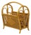 Vintage Boho Bamboo and Rattan Magazine Rack, 1980s For Sale
