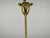 Italian Brass Chandelier with Opaline Glass Shades, 1950s For Sale - Image 6 of 17