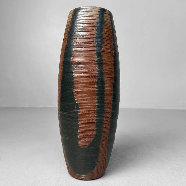 Ceramic Vintage Japanese Ikebana Vase, 1970 For Sale - Image 7 of 14