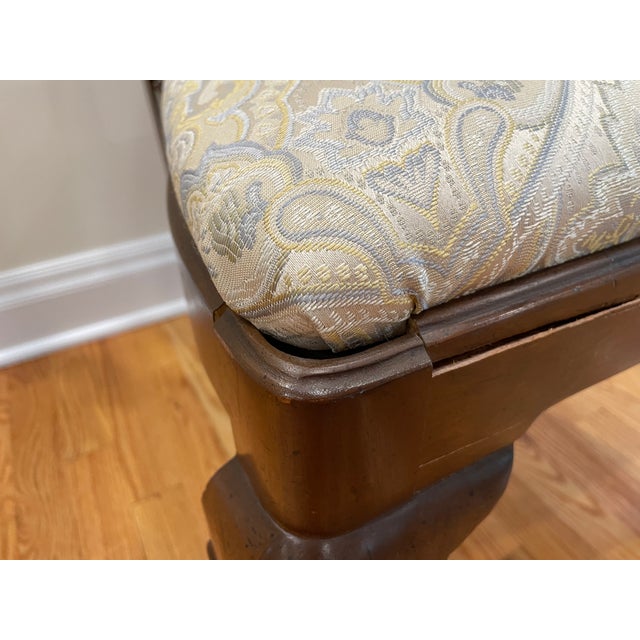 Vintage Henredon 18th Century Portfolio Collection Queen Anne Style Walnut Dining Chairs - Set of 8 For Sale - Image 11 of 13