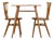 Blue Label Dining Table and Chairs by Lucian Ercolani for Ercol, Set of 3 For Sale