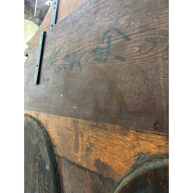 Antique Full Size Victorian Eastlake Carved Walnut and Flame Mahogany Bed For Sale - Image 9 of 14