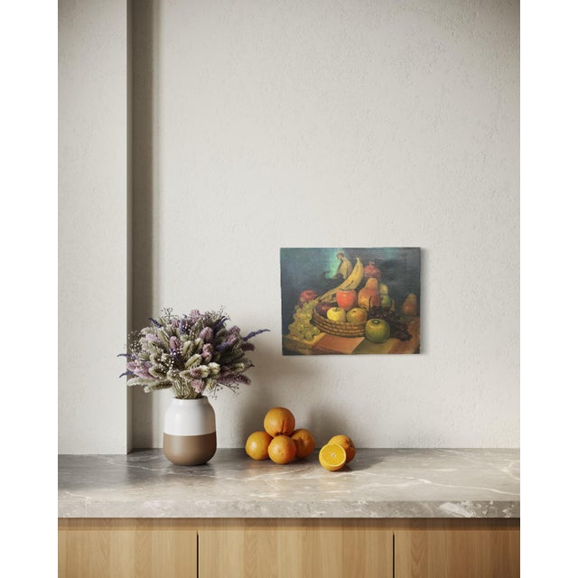 Realism Elsie Palmer Payne, Still Life With Fruit, Oil on Canvas, C. 1930s For Sale - Image 3 of 18