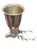 Vintage Gucci figural stirrup cup featuring a beautifully modeled stag head with dramatic branching antlers. The...