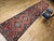 19th Century Antique Caucasian Karabagh Runner, Hand-Knotted Wool, Red & Navy, 4' x 17' For Sale - Image 5 of 13