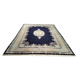 Vintage Persian Kerman Rug - 10x14 For Sale