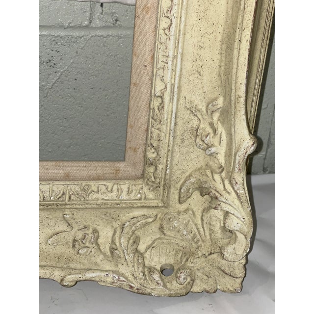 Early 20th Century French Gothic Large Carved Wood Frame For Sale - Image 5 of 9