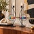Martin Rick Martin Signed Abstract Modernist Memphis Pop Art Steel Candlesticks Pair For Sale - Image 4 of 14
