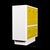 Space Age Broyhill Chapter One Yellow and White Gentlemen's Chest Dresser For Sale - Image 11 of 15