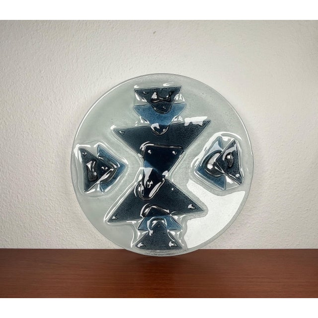 Mid-Century Large Danish Art Glass Bowl, 1960s For Sale - Image 10 of 18