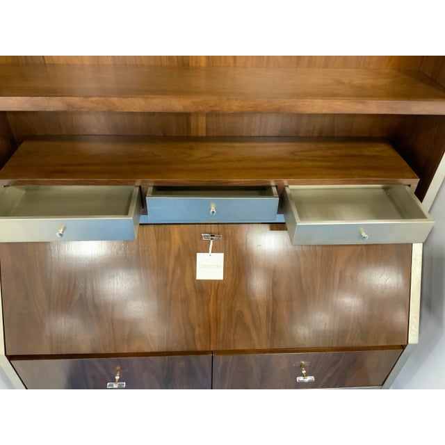 Wood Caracole Modern Secretariat Desk For Sale - Image 7 of 12