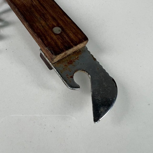 Mid 20th Century Modern Vintage Wood Wine Bottle Opener Japan For Sale - Image 11 of 12