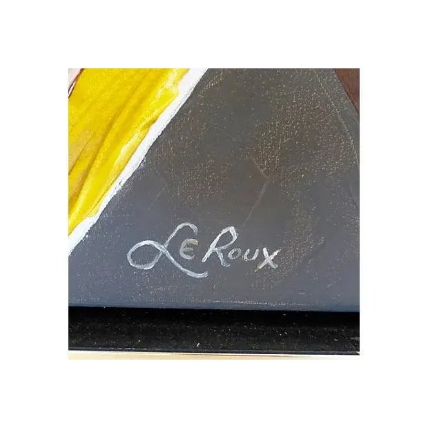 "Cozanges" Painting by R. LeRoux For Sale - Image 5 of 6