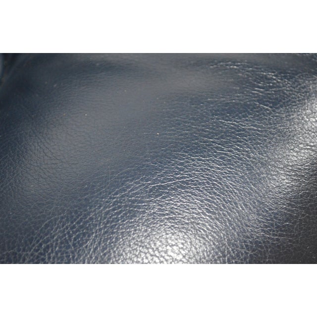 Wood Hancock & Moore Leather Lounge Chair For Sale - Image 7 of 8