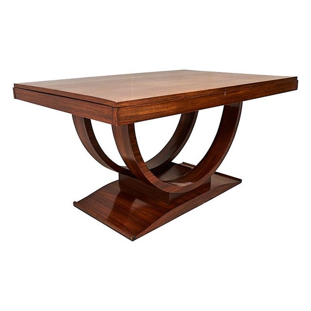 Art Deco 1930s Schumacher Art Deco French Rosewood Table For Sale - Image 3 of 6