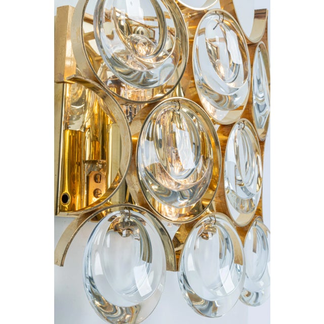 Crystal Wall Lights by Sciolari for Palwa, Germany, 1960s, Set of 2 For Sale - Image 6 of 11