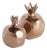 Pomegranate Bud Vases, Set Of 2 For Sale