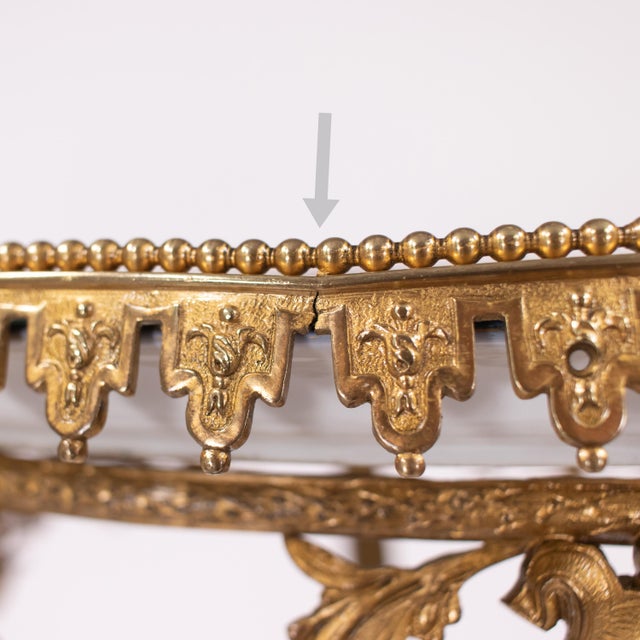 Late 19th-Century French Louis XVI-Revival Ormolu Sèvres-Style Porcelain Ornamental Guéridon For Sale - Image 12 of 18