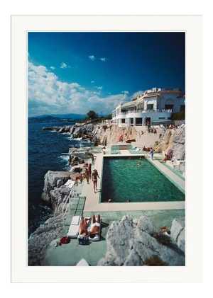 Slim Aarons, "Hotel du Cap Eden-Roc," August 1, 1976 Getty Images Gallery Framed Art Print