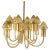 Mid-Century Modern Brass and Glass Model T 789/12 Chandelier from Hans-Agne Jakobsson Ab Markaryd For Sale - Image 6 of 6