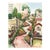Vintage San Francisco Watercolor Landscape -- Lombard Street in Springtime by Sun Ying For Sale