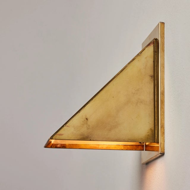 Brass Jonas Bohlin 'Oxid' Raw Brass Outdoor Wall Lights for Örsjö - a Pair For Sale - Image 8 of 12