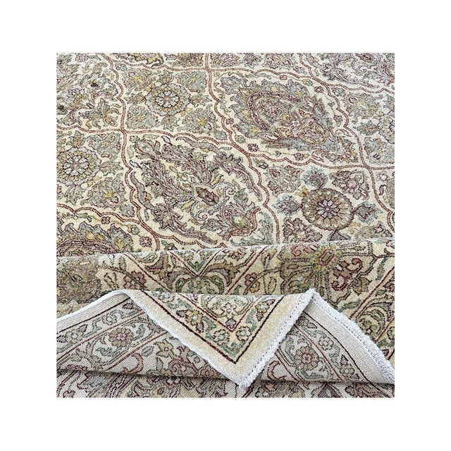 9x13 Indo Agra Area Rug - 107047 For Sale - Image 4 of 12