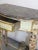 Wood 19th Century Louis XVI Style Painted and Parcel-Gilt-Demi-Lune Console Table For Sale - Image 7 of 7