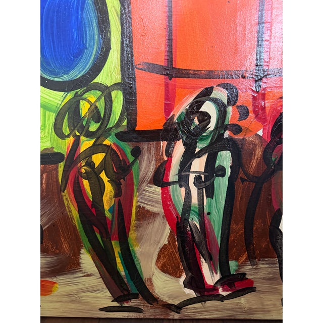Oil on Canvas , Miami Beach Landscape Painting. For Sale In Miami - Image 6 of 7