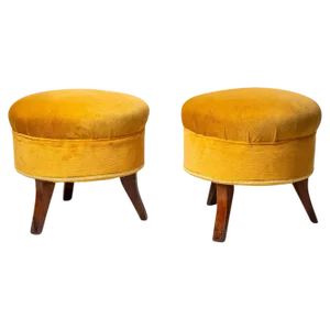 Set of Poufs, Late 19th Century