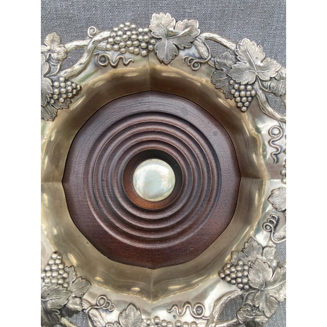 Silver Vintage Wine Coaster For Sale - Image 8 of 12