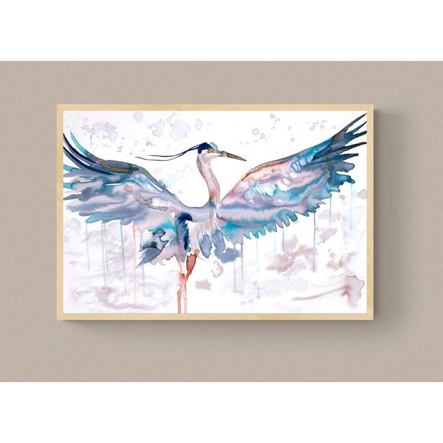 Original watercolor painting on canvas Artist: Elizabeth Becker Year: 2026 Size: 24" x 36" x 1" deep Signed on front...